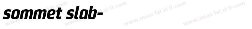 sommet slab字体转换